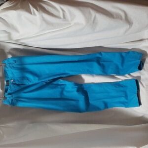 Toxic. High Rise, Straight Leg, 5 Pocket Turquoise Blue Pants. Size 22.